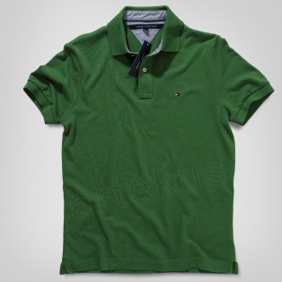 TOMMY HILFIGER ZIELONA MESKA KOSZULKA POLO